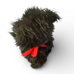 Vintage 1978 R Dakin Nutshell Plush Black Scottish Terrier Puppy Dog 8”